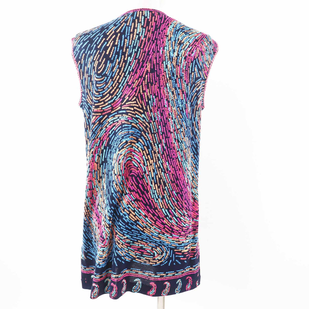 Excellent LEONARD FASHION tops French Sleeve Tunic / Multi cotton Women 40