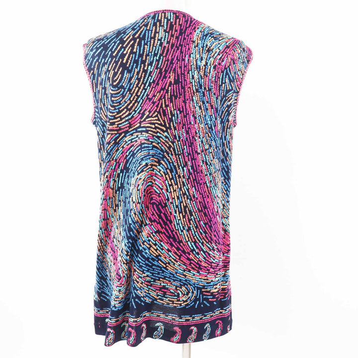 Excellent LEONARD FASHION tops French Sleeve Tunic / Multi cotton Women 40