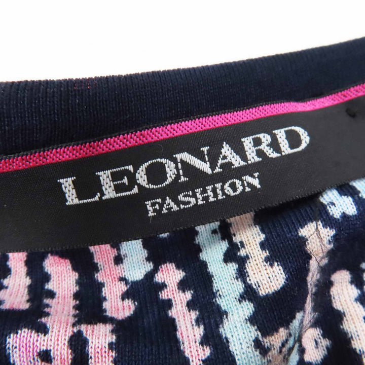 Excellent LEONARD FASHION tops French Sleeve Tunic / Multi cotton Women 40