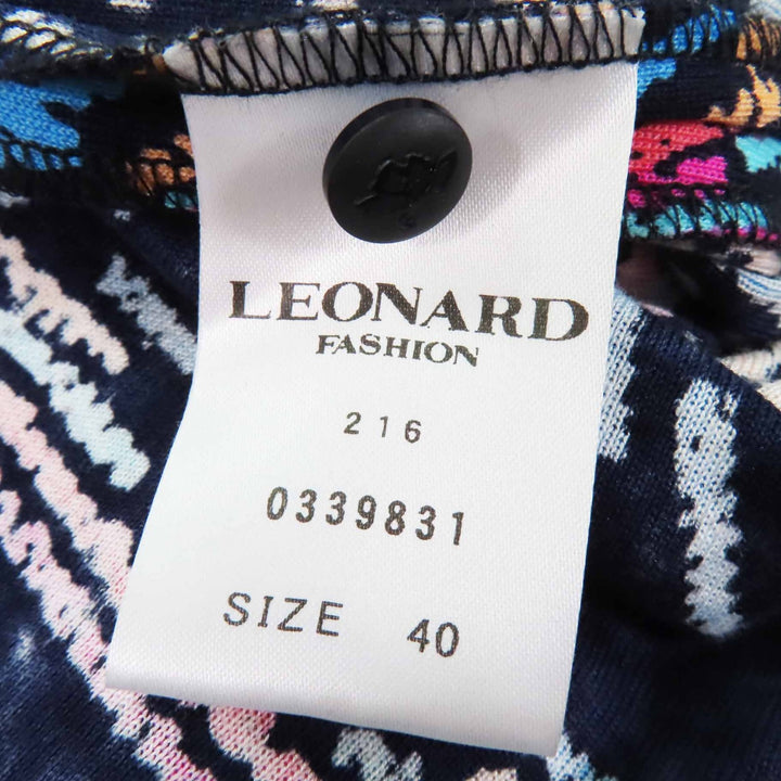 Excellent LEONARD FASHION tops French Sleeve Tunic / Multi cotton Women 40