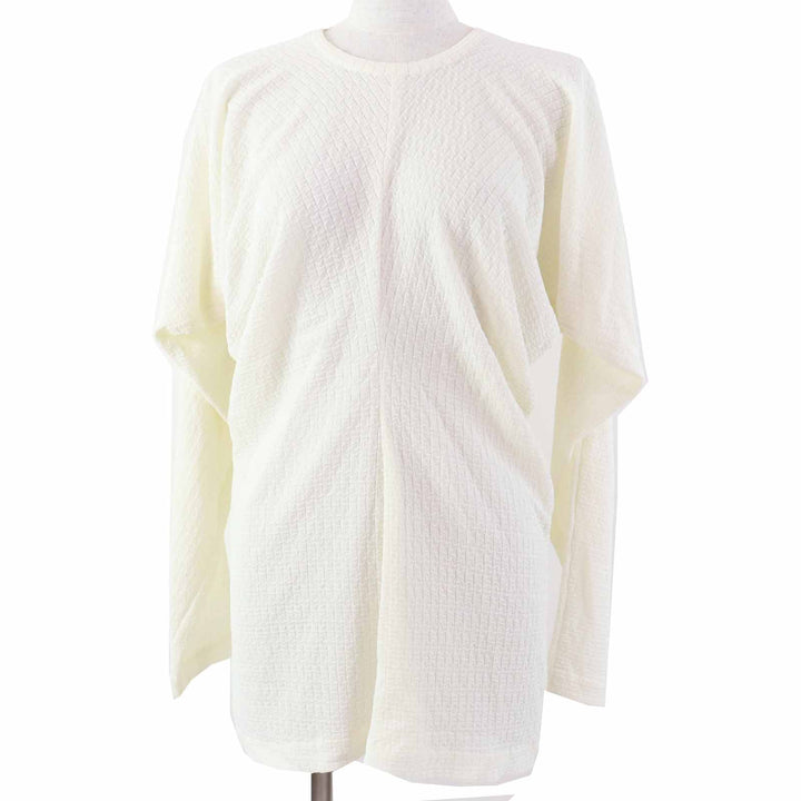 Very Good COMME des GARCONS knit Dolman Sleeve Knit white acetate Women M GB-11019M