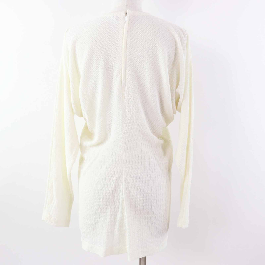 Very Good COMME des GARCONS knit Dolman Sleeve Knit white Women M GB-11019M