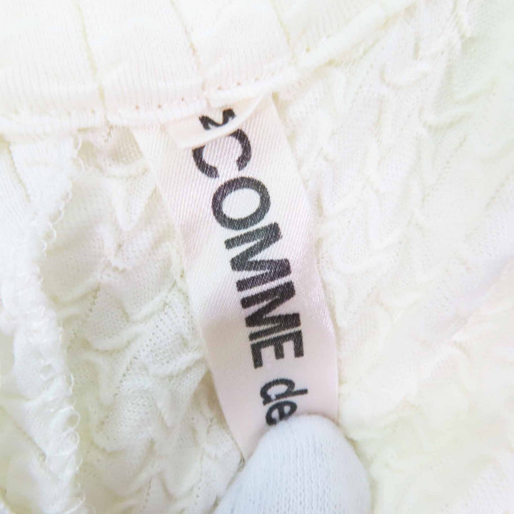 Very Good COMME des GARCONS knit Dolman Sleeve Knit white Women M GB-11019M
