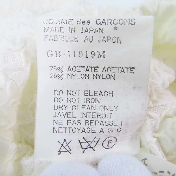 Very Good COMME des GARCONS knit Dolman Sleeve Knit white Women M GB-11019M