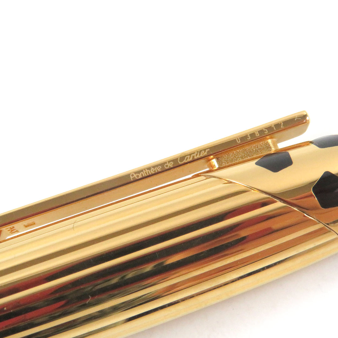 Excellent Cartier fountain pen PANTHERE de Cartier Trinity Black gold 18K mens