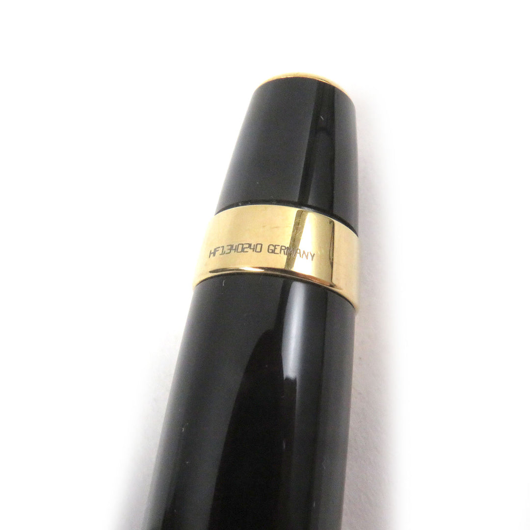 Very Good MONTBLANC Ballpoint pen BOHEME Black Gold Rouge Colored Gemstones mens