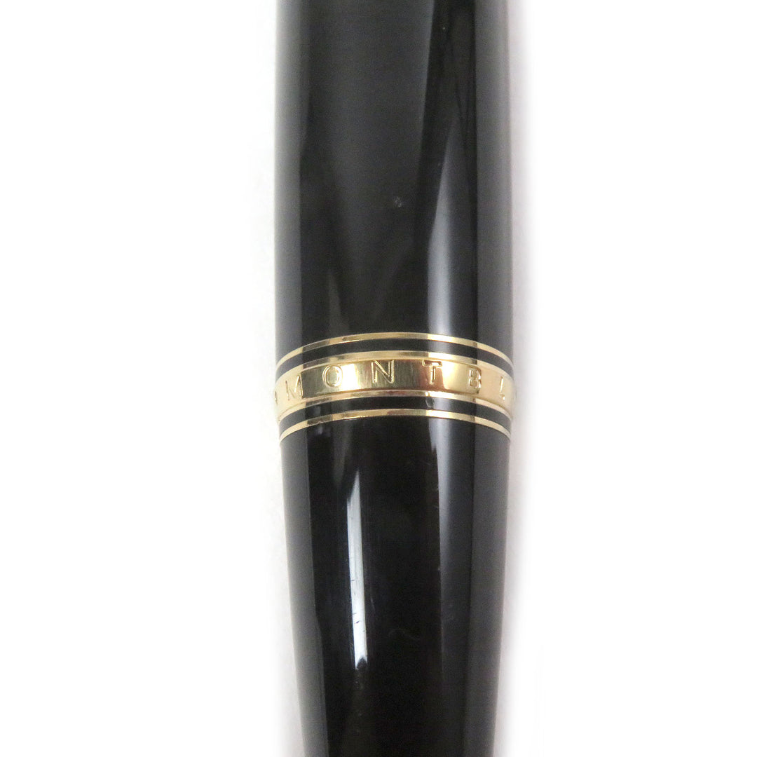 Very Good MONTBLANC Ballpoint pen BOHEME Black Gold Rouge Colored Gemstones mens