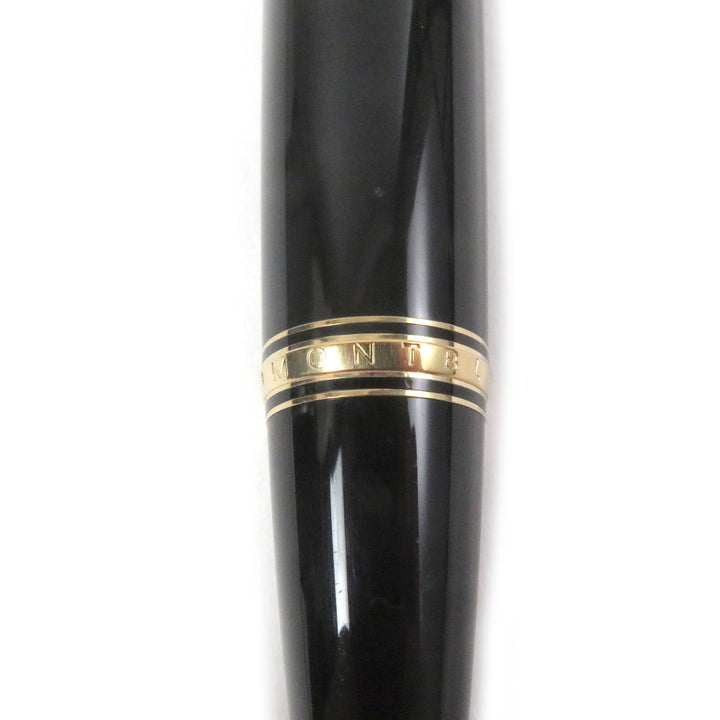 Very Good MONTBLANC Ballpoint pen BOHEME Black Gold Rouge Colored Gemstones mens