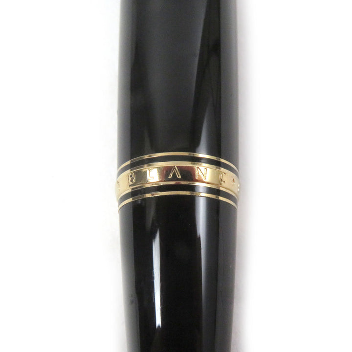 Very Good MONTBLANC Ballpoint pen BOHEME Black Gold Rouge Colored Gemstones mens