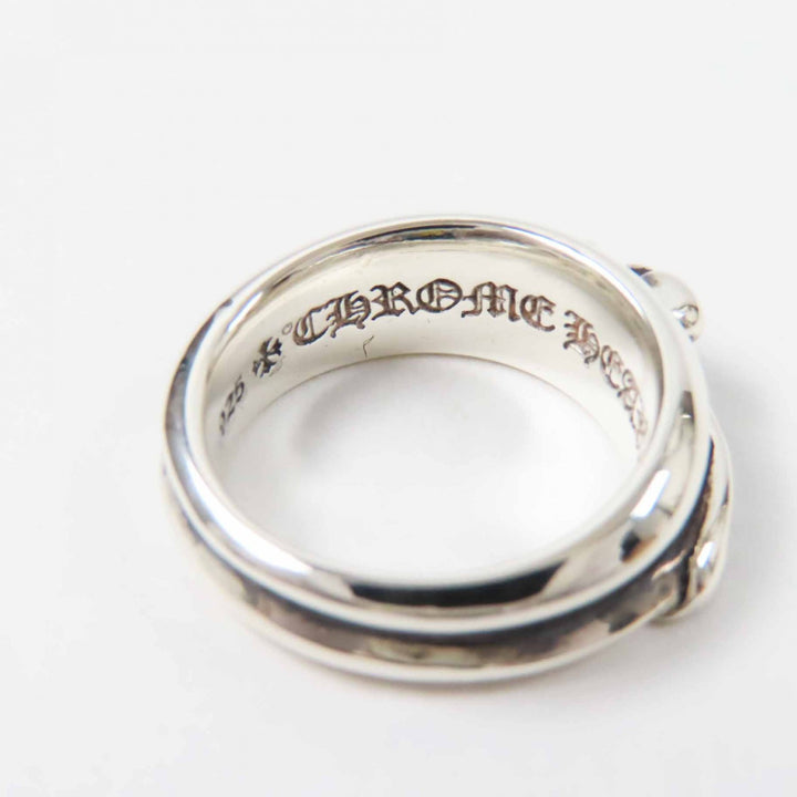 Excellent CHROME HEARTS Ring Half Classic Dagger Ring Silver SV925 Women