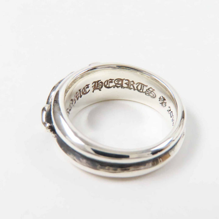 Excellent CHROME HEARTS Ring Half Classic Dagger Ring Silver SV925 Women