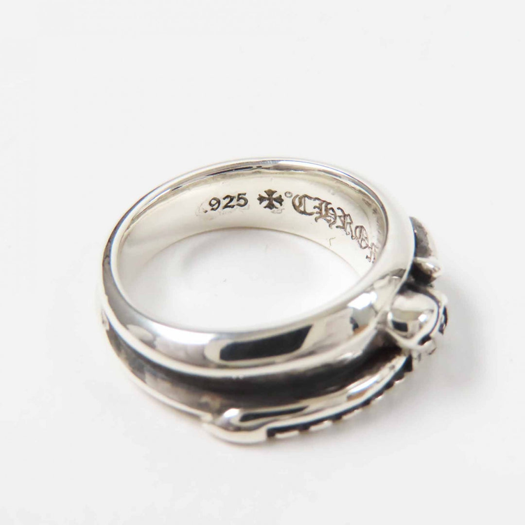 Excellent CHROME HEARTS Ring Half Classic Dagger Ring Silver SV925 Women