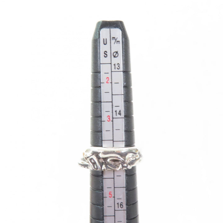 Excellent CHROME HEARTS Ring Half Classic Dagger Ring Silver SV925 Women