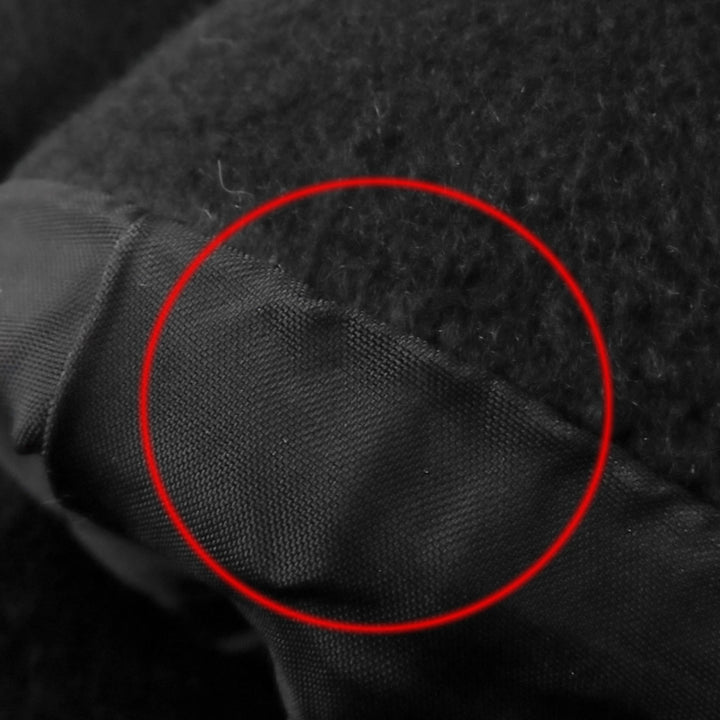 Great BURBERRY LONDON coat Logo button Check pattern lining black cashmere Women 38