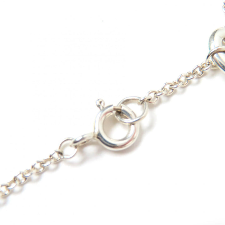 Great TIFFANY&Co. bracelet Open Heart 5P Silver SV925 Women
