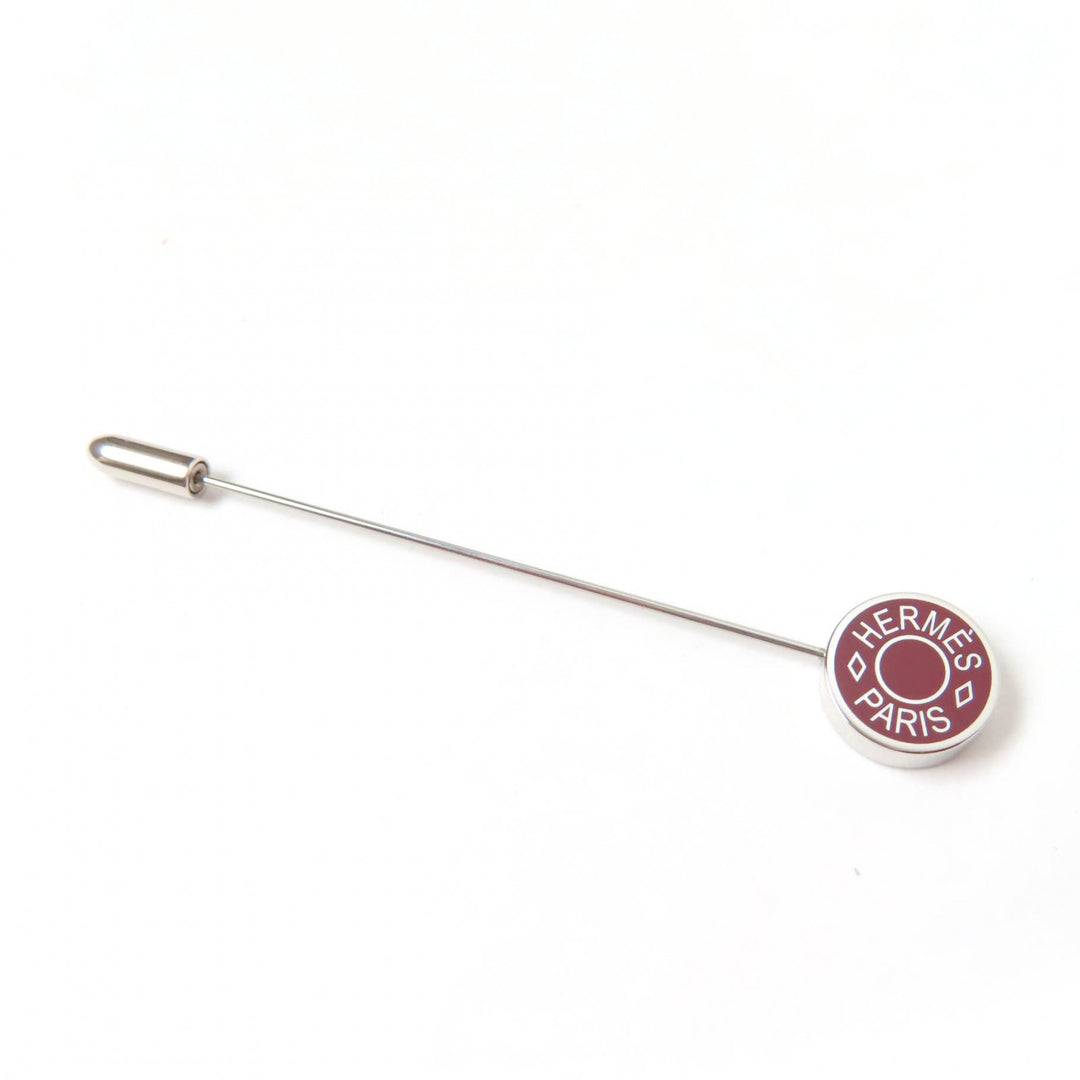 Pristine HERMES Other accessories Serie Pin Brooch Hat Pin Brown Women GD1108
