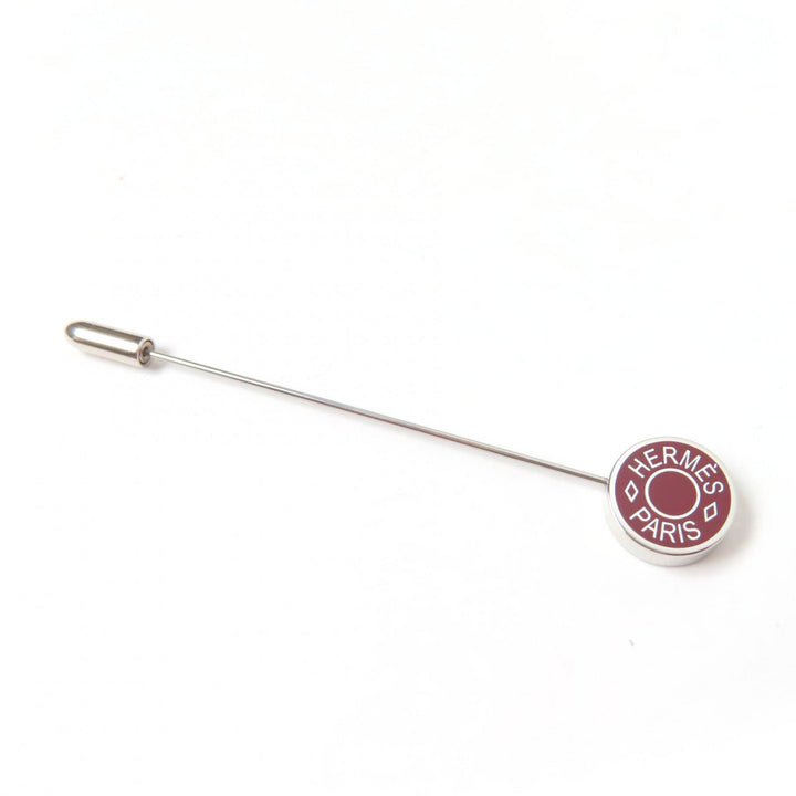 Pristine HERMES Other accessories Serie Pin Brooch Hat Pin Brown Women GD1108