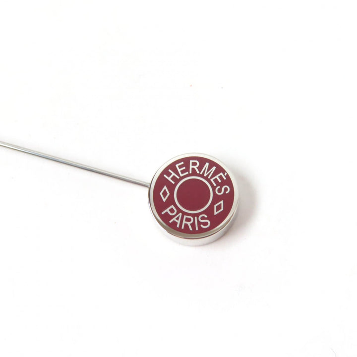 Pristine HERMES Other accessories Serie Pin Brooch Hat Pin Brown Women GD1108