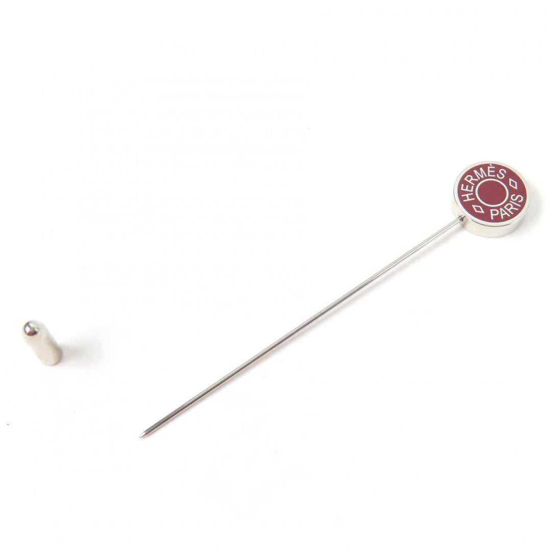 Pristine HERMES Other accessories Serie Pin Brooch Hat Pin Brown Women GD1108