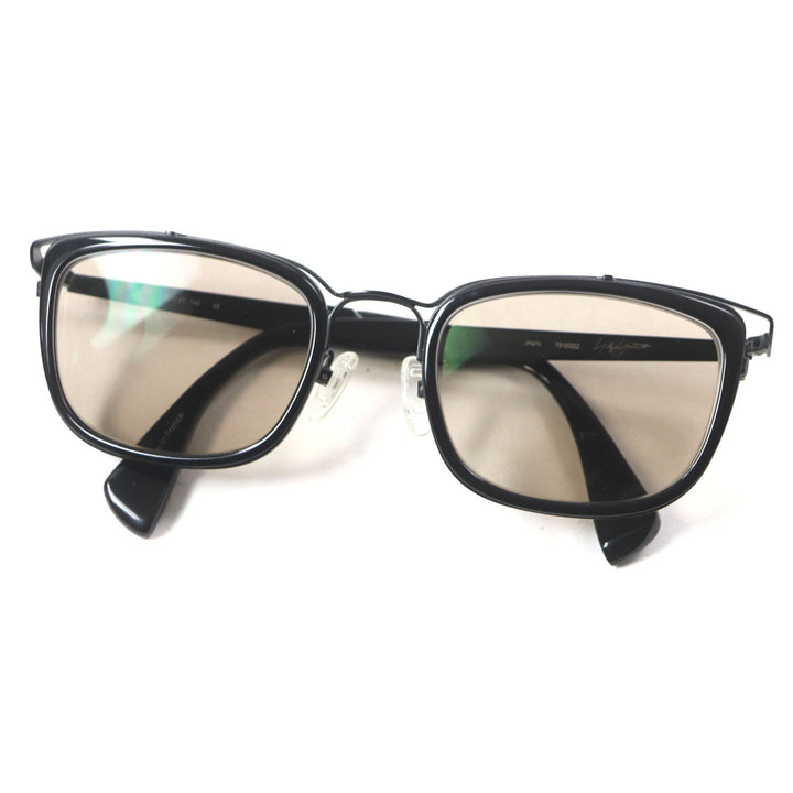 Very Good Yohji Yamamoto sunglasses Wellington Logo Eyewear black mens 19-0002