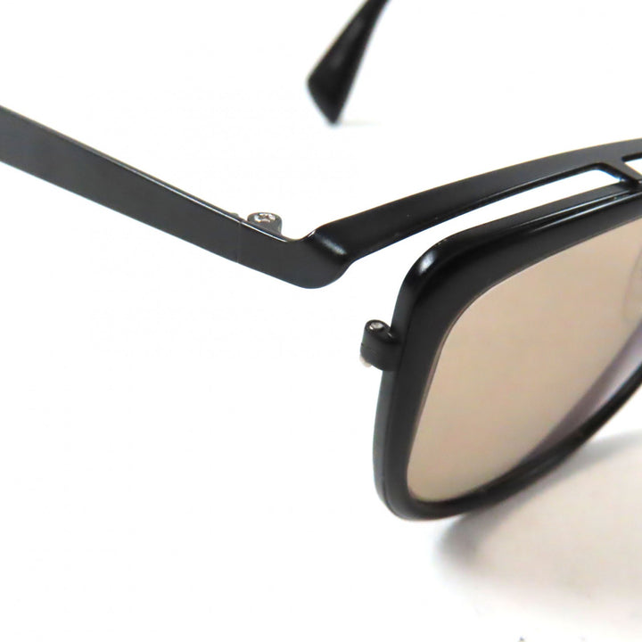 Very Good Yohji Yamamoto sunglasses Wellington Logo Eyewear black mens 19-0002