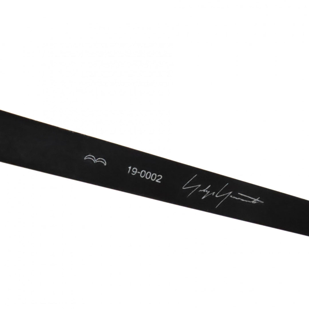 Very Good Yohji Yamamoto sunglasses Wellington Logo Eyewear black mens 19-0002