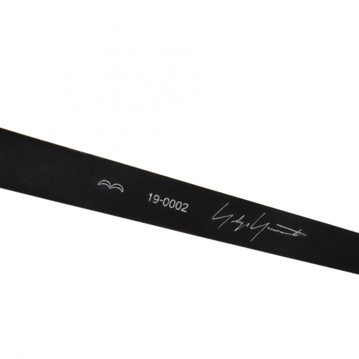 Very Good Yohji Yamamoto sunglasses Wellington Logo Eyewear black mens 19-0002