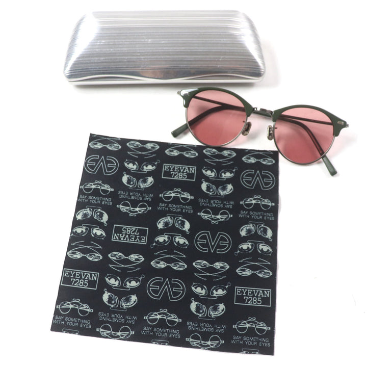 Excellent EYEVAN sunglasses 760 Boston Eyewear green mens 7285