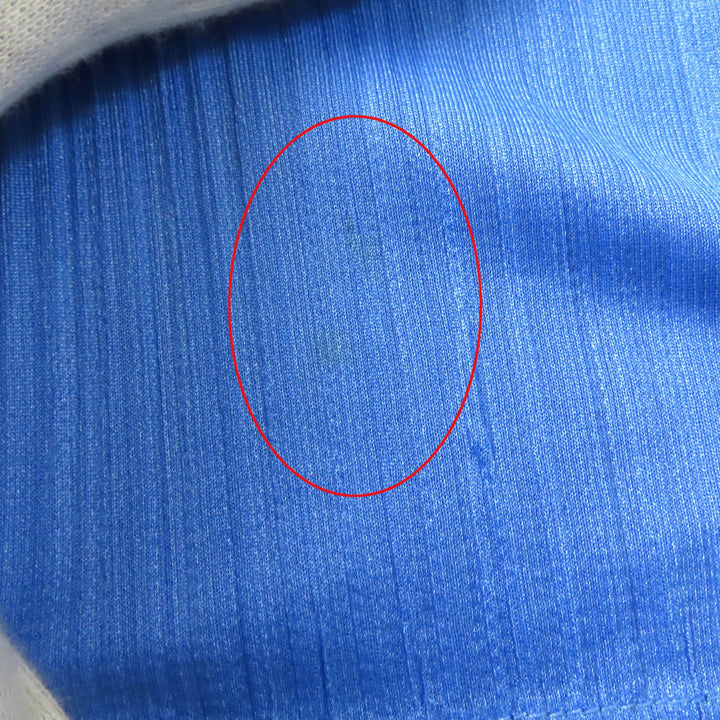 Great PLEATS PLEASE cardigan Logo button V-neck 3/4 sleeve Pleated blue 4 PP03-J0127