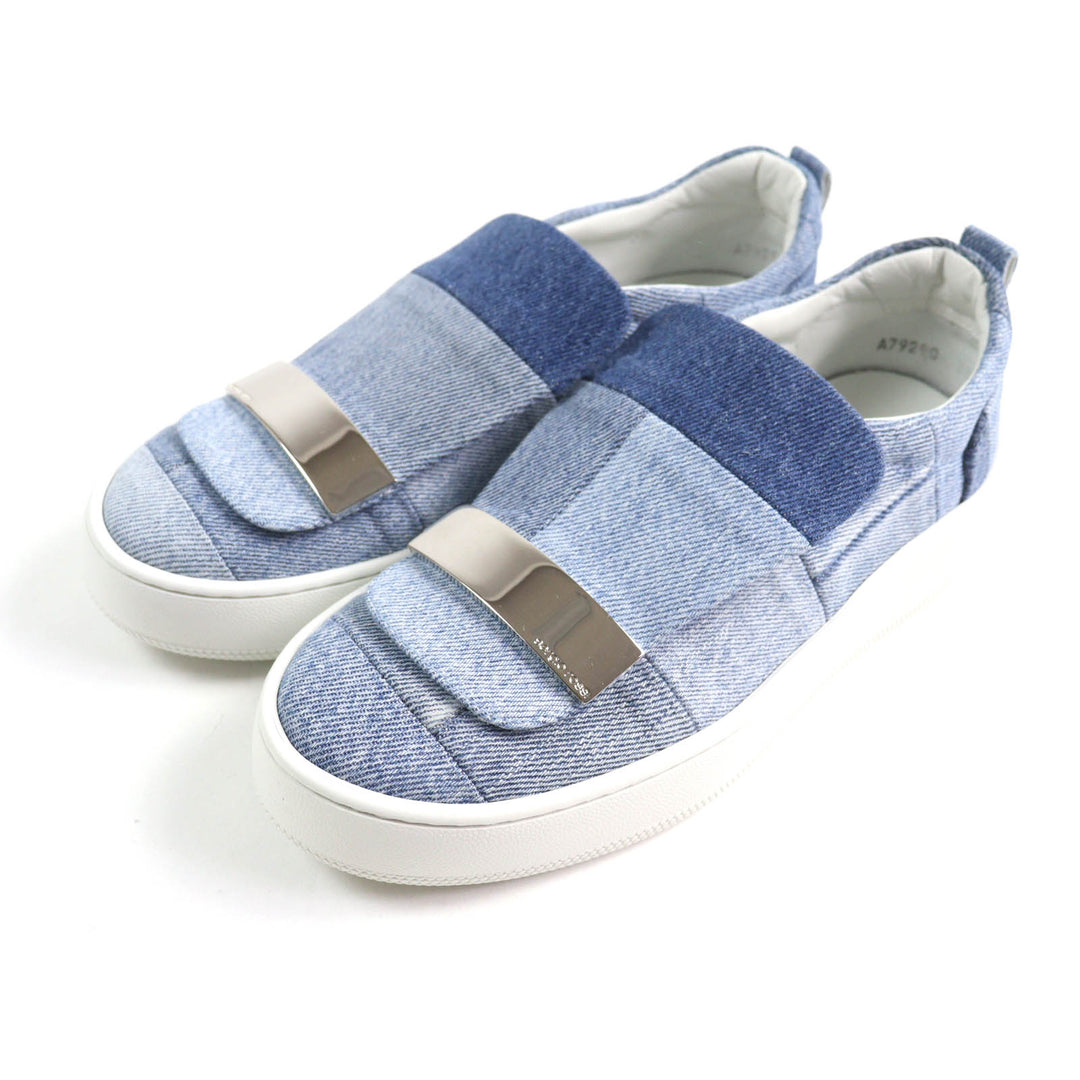 Excellent Sergio Rossi Levis sneakers Indigo denim Women 35