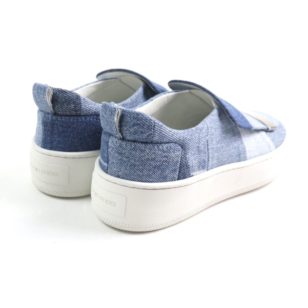 Excellent Sergio Rossi Levis sneakers Indigo denim Women 35