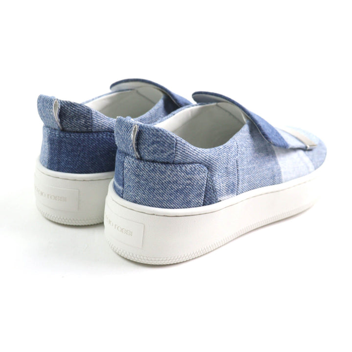 Excellent Sergio Rossi Levis sneakers Indigo denim Women 35