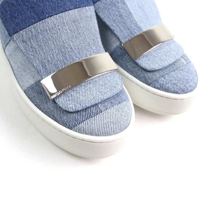 Excellent Sergio Rossi Levis sneakers Indigo denim Women 35