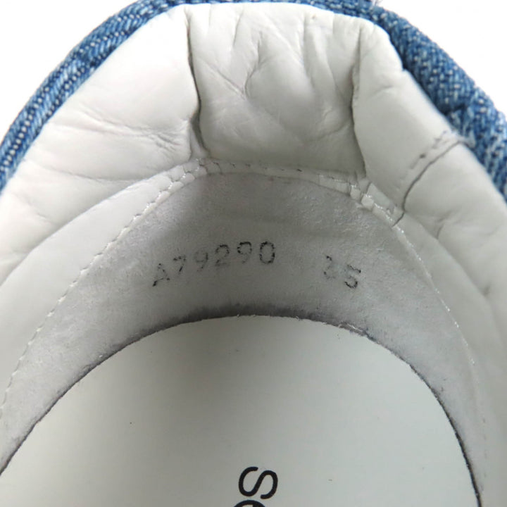 Excellent Sergio Rossi Levis sneakers Indigo denim Women 35