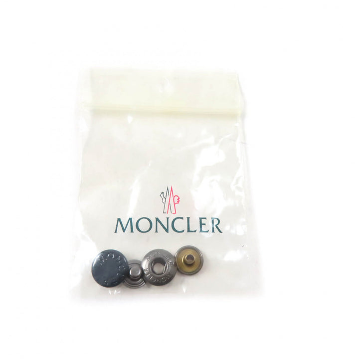 Excellent MONCLER down coat FLAMMETTE Hood with logo patch ZIP UP Navy Nylon