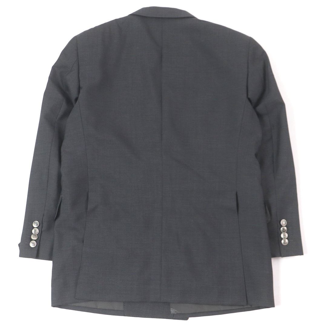Very Good BURBERRY LONDON tailored jacket Emblem metal button, double type gray