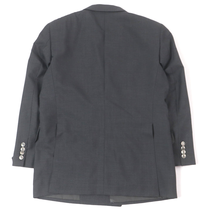 Very Good BURBERRY LONDON tailored jacket Emblem metal button, double type gray