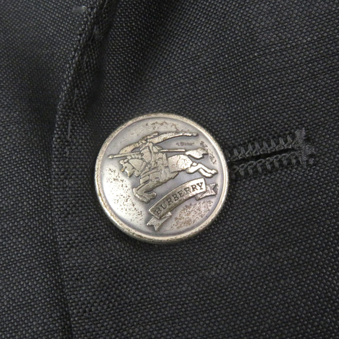Very Good BURBERRY LONDON tailored jacket Emblem metal button, double type gray