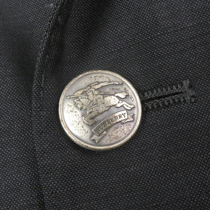 Very Good BURBERRY LONDON tailored jacket Emblem metal button, double type gray