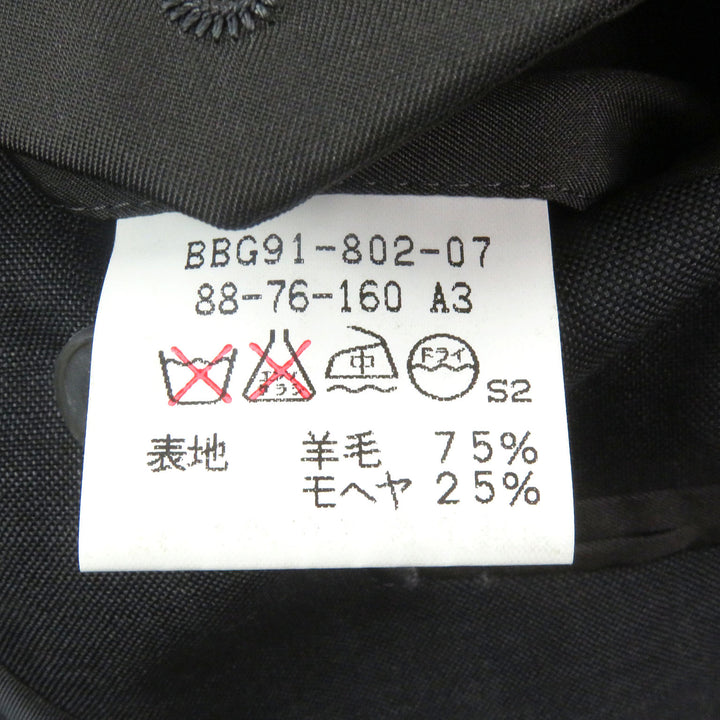 Very Good BURBERRY LONDON tailored jacket Emblem metal button, double type gray