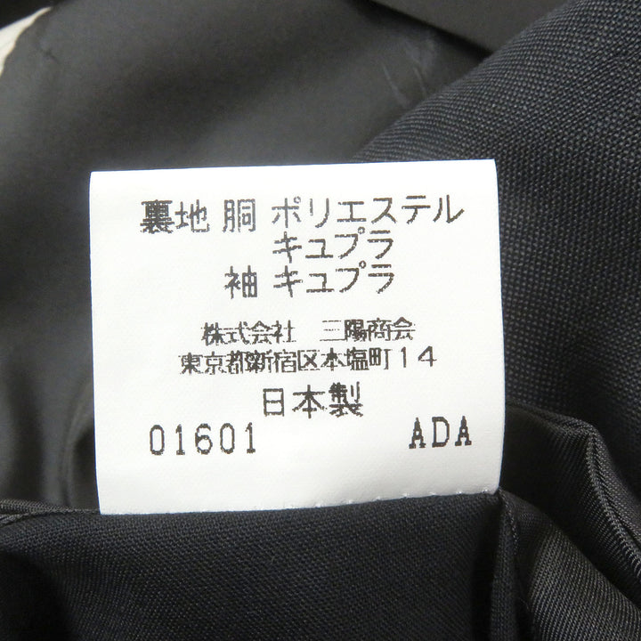 Very Good BURBERRY LONDON tailored jacket Emblem metal button, double type gray