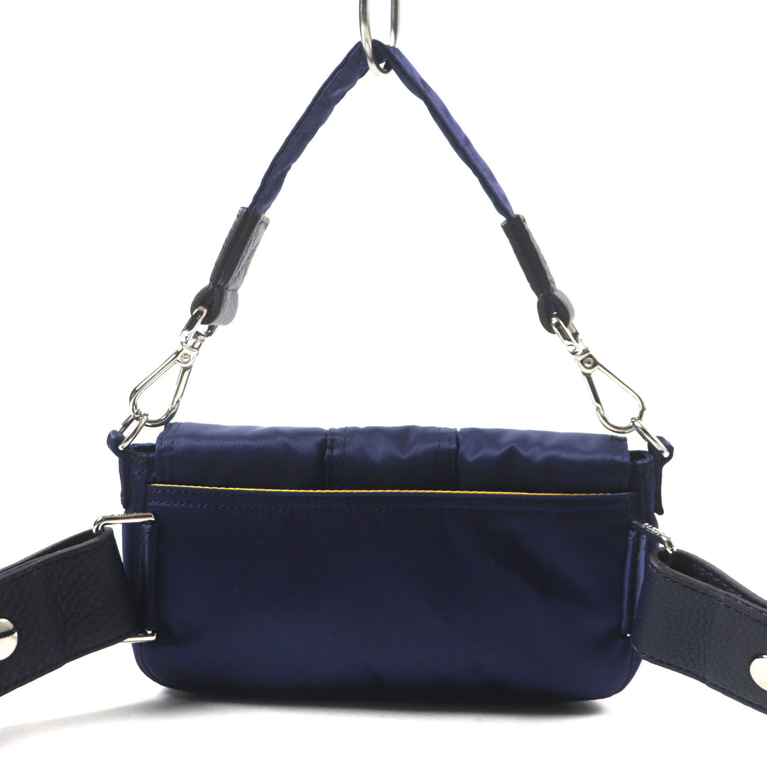 FENDI×PORTER Sling bag Bucket MiniPhoneCase Shoulder Bag 2WAY Navy Nylon 7AS138