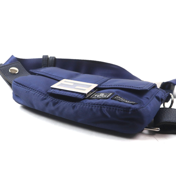FENDI×PORTER Sling bag Bucket MiniPhoneCase Shoulder Bag 2WAY Navy Nylon 7AS138