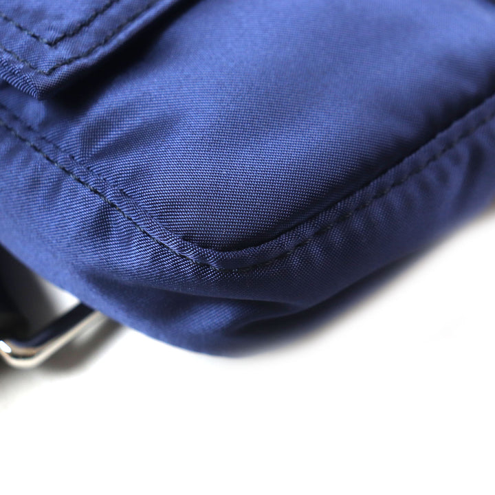 FENDI×PORTER Sling bag Bucket MiniPhoneCase Shoulder Bag 2WAY Navy Nylon 7AS138