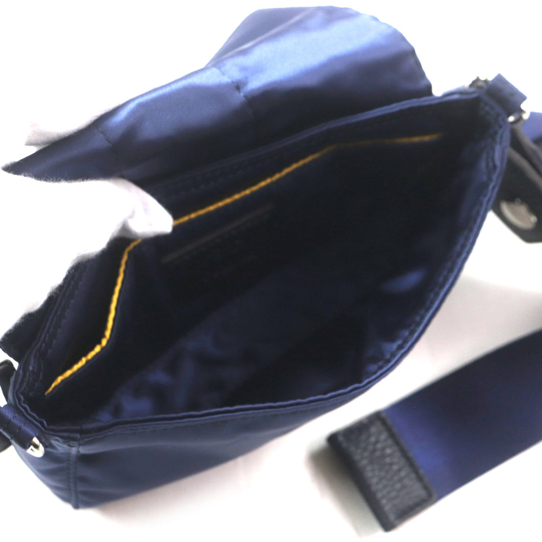 FENDI×PORTER Sling bag Bucket MiniPhoneCase Shoulder Bag 2WAY Navy Nylon 7AS138