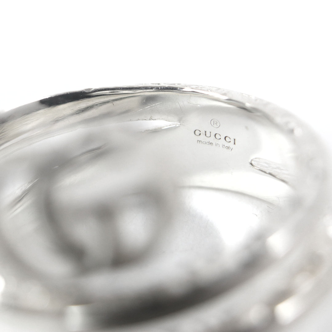 Excellent GUCCI Ring Double G key motif accessories Silver AG925 mens 18 770719