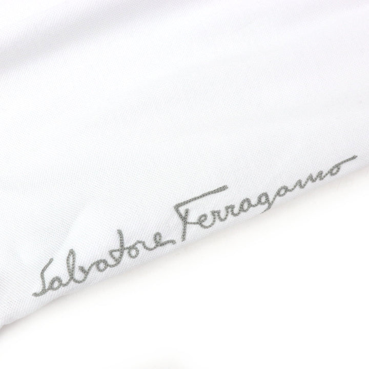 Great Salvatore Ferragamo Short sleeve polo shirt Logo embroidery cotton mens L