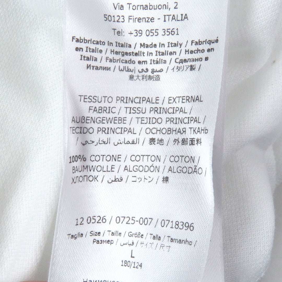 Great Salvatore Ferragamo Short sleeve polo shirt Logo embroidery cotton mens L
