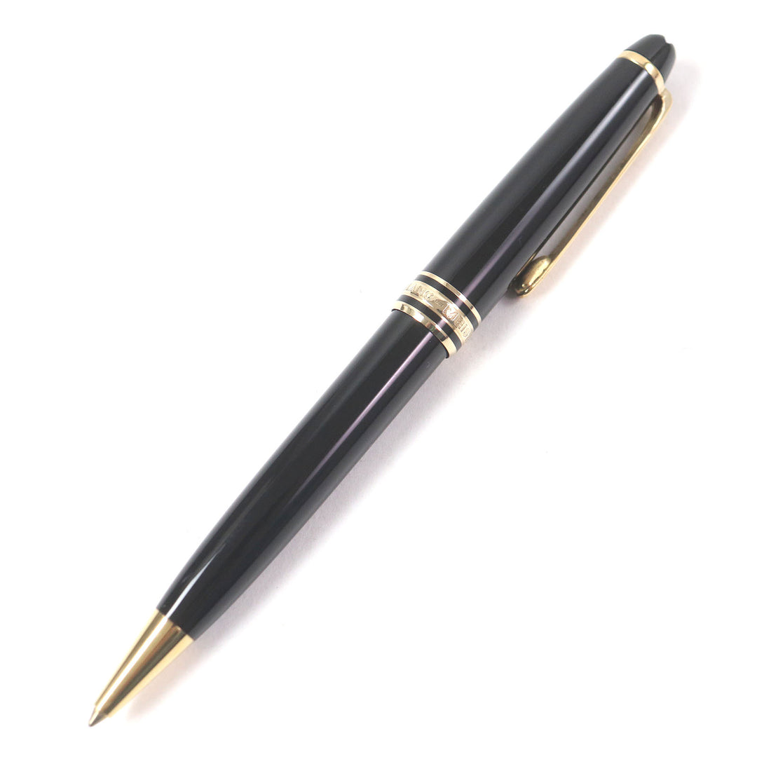 Great MONTBLANC Ballpoint pen Meisterstck Classic Twist type Black gold mens