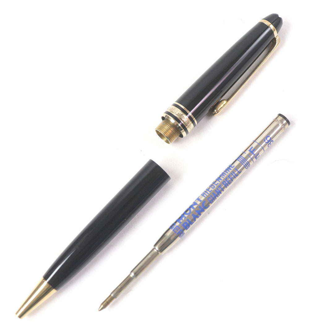 Great MONTBLANC Ballpoint pen Meisterstck Classic Twist type Black gold mens